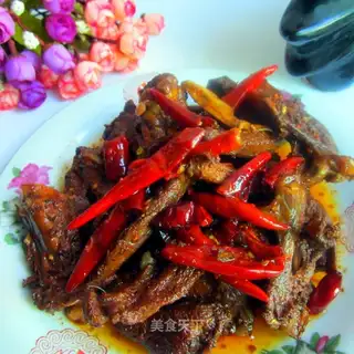The fried duck collarbone