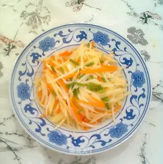 Potato white carrots
