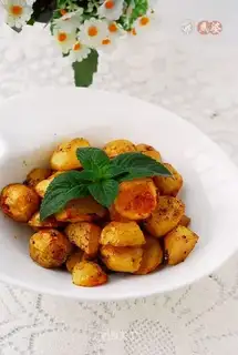 Black pepper, little potatoes