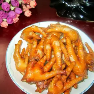 Over the chicken claws