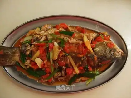 Tomato fried fish