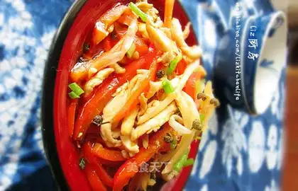 Pour some ginger chicken