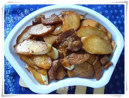 Fried meat