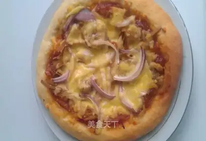 Sausage dry pizza