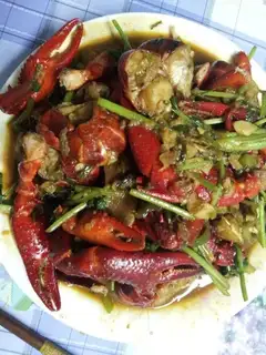 Spicy lobster