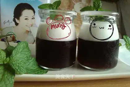 Coconut juice black gallon pudding