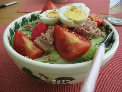 Swallow fish salad