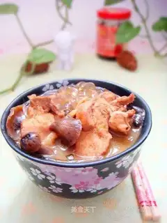 Chicken stew mushrooms