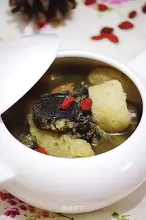 The chicken soup