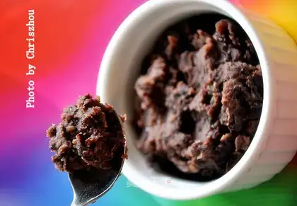 Homemade red bean sand
