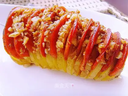 Garlic potato sausage