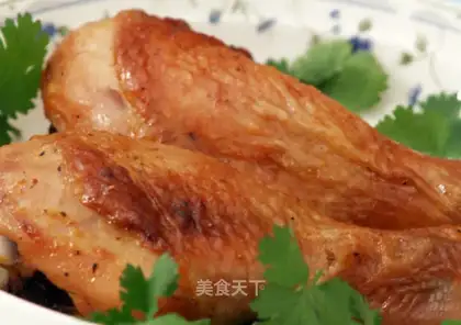 Black pepper barbecued leg
