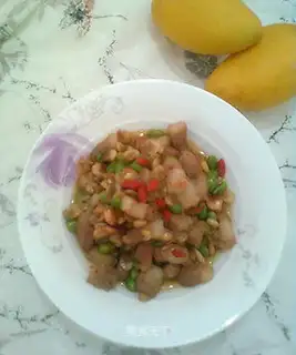 Soy sauced rice shrimp