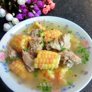 Corn ribs soup
