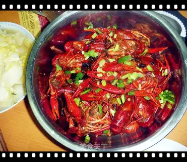 Spicy beer, lobster