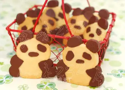 Panda cookies
