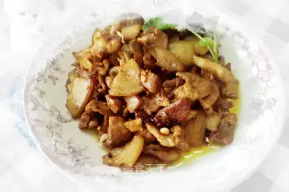Garlic meat