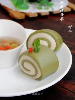 Green tea roll