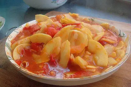 Tomato fried melons