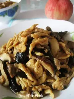 Double mushroom chicken