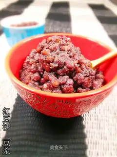 Homemade red bean sand