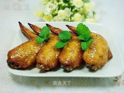 Roasted chicken wings