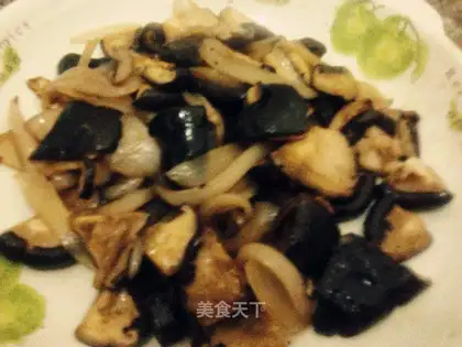 Burning mushrooms