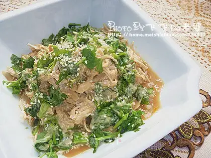 Soy sauce, chicken silk, soy