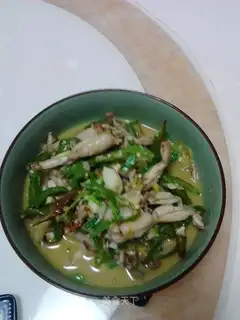 Chili fried frogs