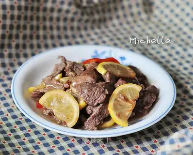 Lemon beef