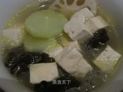 Tofu soup