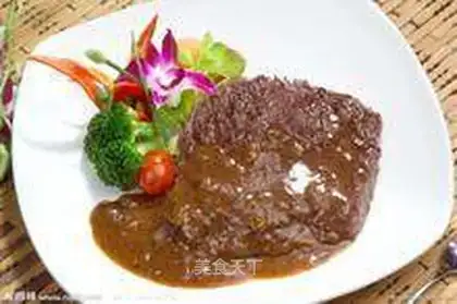 Pineburger steak