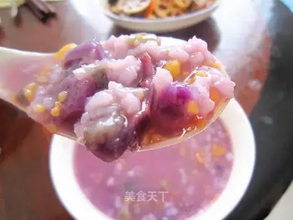 Potato rice porridge