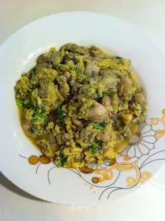 Pelican fried eggs