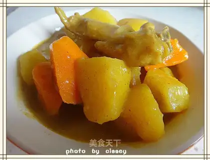 Curry chicken wings