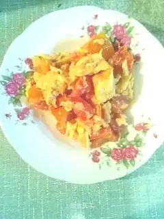 Shrimp tomato egg five