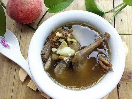 Dove green bean soup
