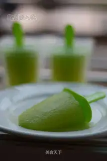 Sweet melon popsicle