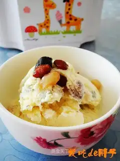 Bean cream ice cream