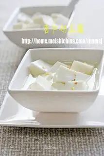 Almond milk tofu