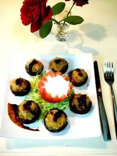 Baked crispy mushrooms