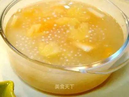 Iced fruit nectar porridge
