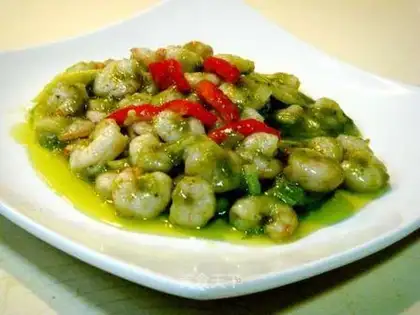 Jadeite shrimp