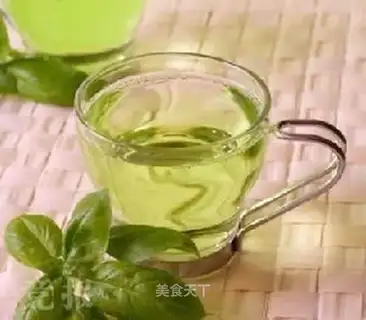 Homemade green tea