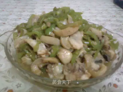 stir-fried mutton head pork with pepper