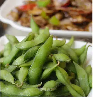 Boiled edamame