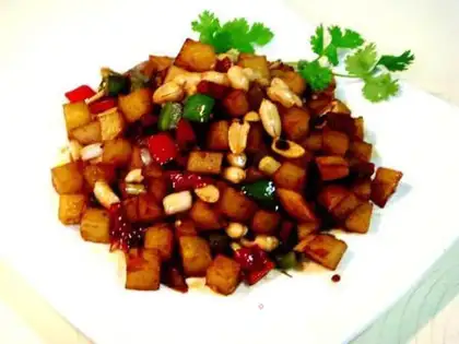 Kung Pao Diced Potato