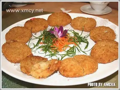 Homemade potato cakes