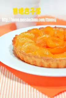 Caramel apricot pie
