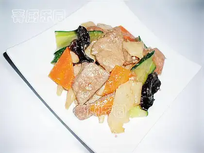 Winter bamboo shoots smooth liver tip